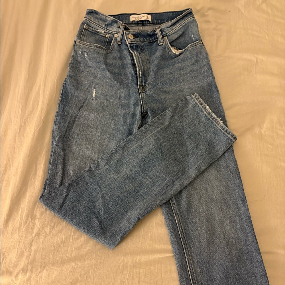 Abercrombie & Fitch 90s Straight Ultra High Rise